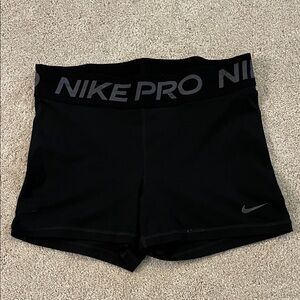 Nike Women's Black Athletic Shorts